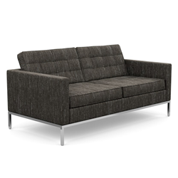 KNOLL sofa with 2 seaters FLORENCE in fabric
