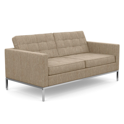 KNOLL sofa with 2 seaters FLORENCE in fabric