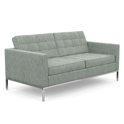 KNOLL sofa with 2 seaters FLORENCE in fabric