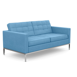 KNOLL sofa with 2 seaters FLORENCE in fabric
