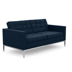 KNOLL sofa with 2 seaters FLORENCE in fabric