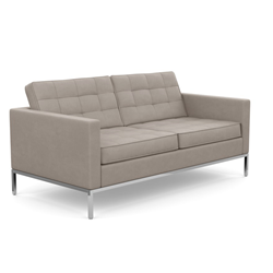 KNOLL sofa with 2 seaters FLORENCE in fabric