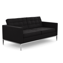 KNOLL sofa with 2 seaters FLORENCE in fabric