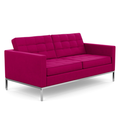 KNOLL sofa with 2 seaters FLORENCE in fabric