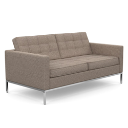 KNOLL sofa with 2 seaters FLORENCE in fabric