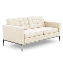 KNOLL sofa with 2 seaters FLORENCE in fabric