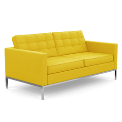 KNOLL sofa with 2 seaters FLORENCE in fabric