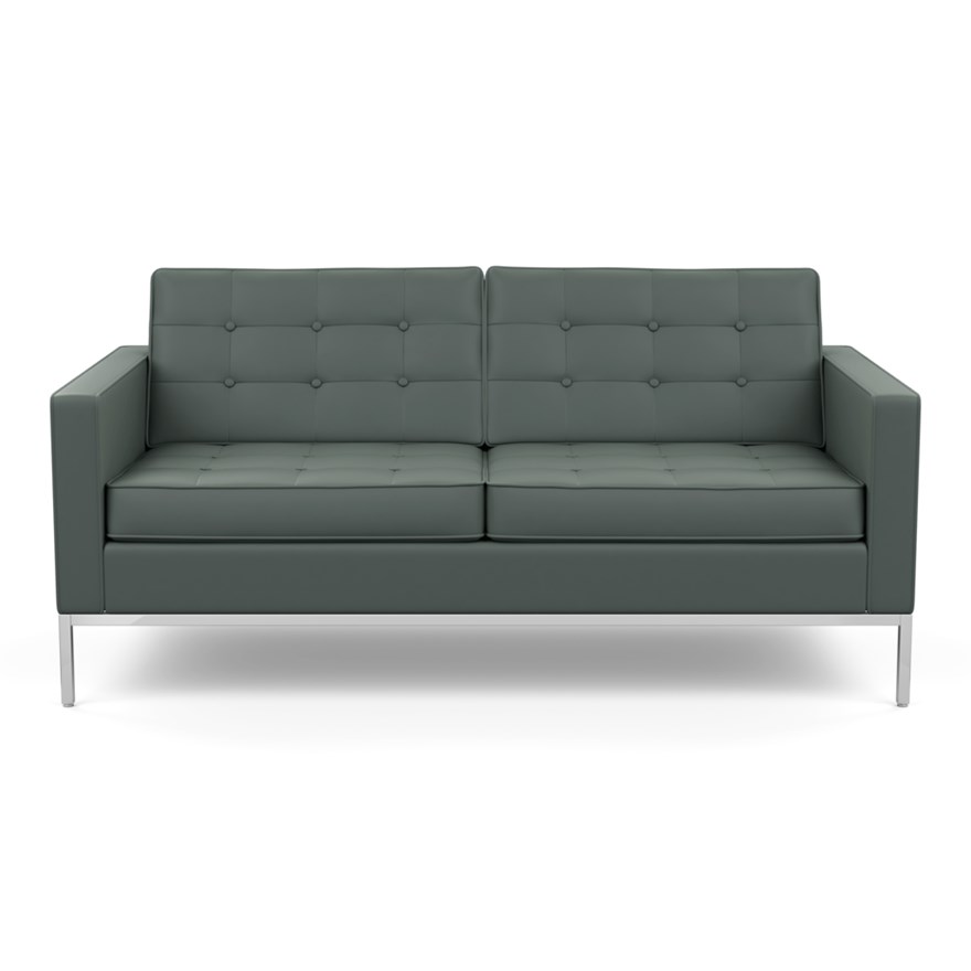 KNOLL sofa with 2 seaters FLORENCE in leather