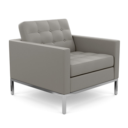 KNOLL armchair FLORENCE in leather