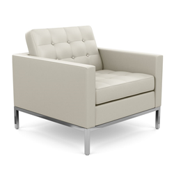 KNOLL armchair FLORENCE in leather