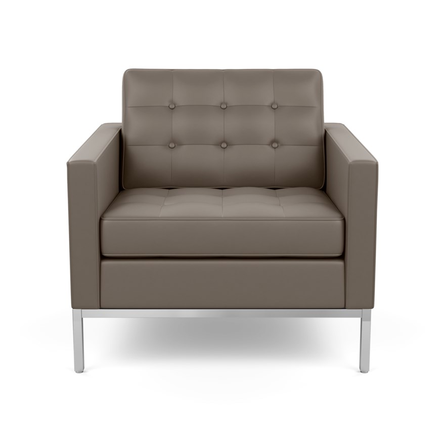 KNOLL armchair FLORENCE in leather