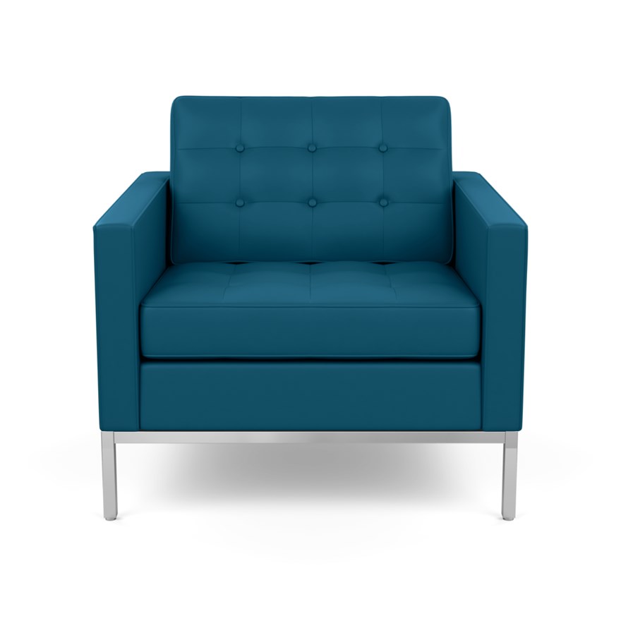 KNOLL armchair FLORENCE in leather