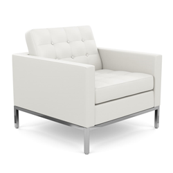 KNOLL armchair FLORENCE in leather