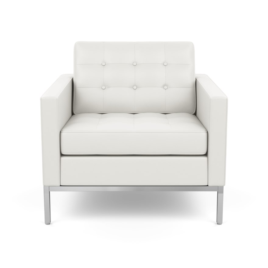 KNOLL armchair FLORENCE in leather