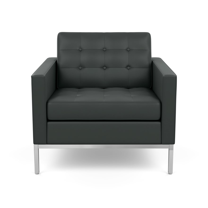 KNOLL armchair FLORENCE in leather