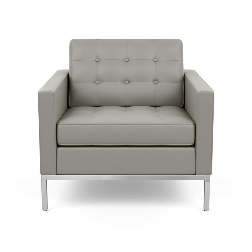 KNOLL armchair FLORENCE in leather