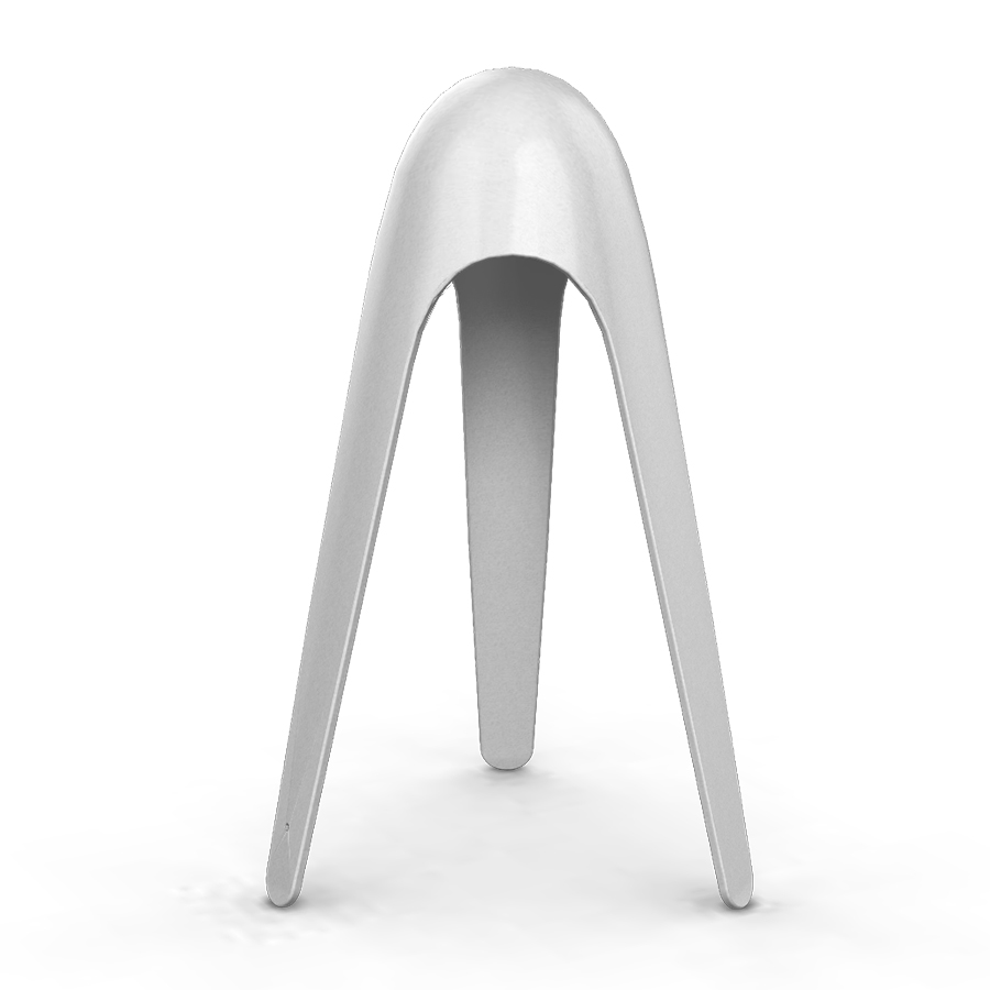 MARTINELLI LUCE lampe de table CYBORG (Blanc - aluminium et polycarbonate)