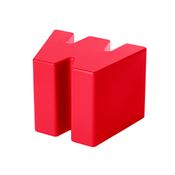 SLIDE tabouret bas DOUBLE U