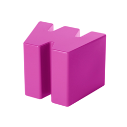 SLIDE tabouret bas DOUBLE U