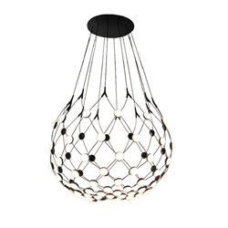 LUCEPLAN lampe à suspension MESH Ø 80 cm