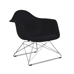 VITRA Eames Plastic Armchair with chrome base LAR