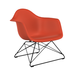 VITRA Eames Plastic Armchair with black base LAR