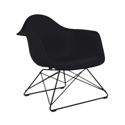 VITRA Eames Plastic Armchair with black base LAR
