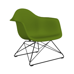 VITRA Eames Plastic Armchair with black base LAR