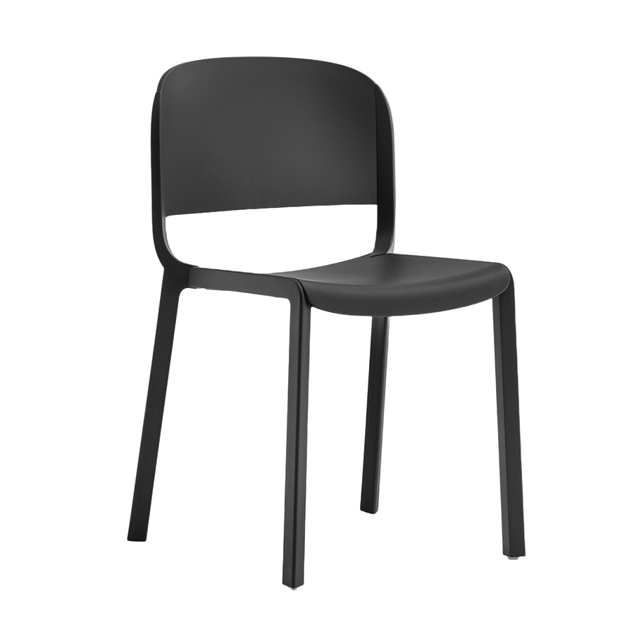 PEDRALI set de 4 chaises DOME 260 (Noir - Polypropylène avec fibre de verre)