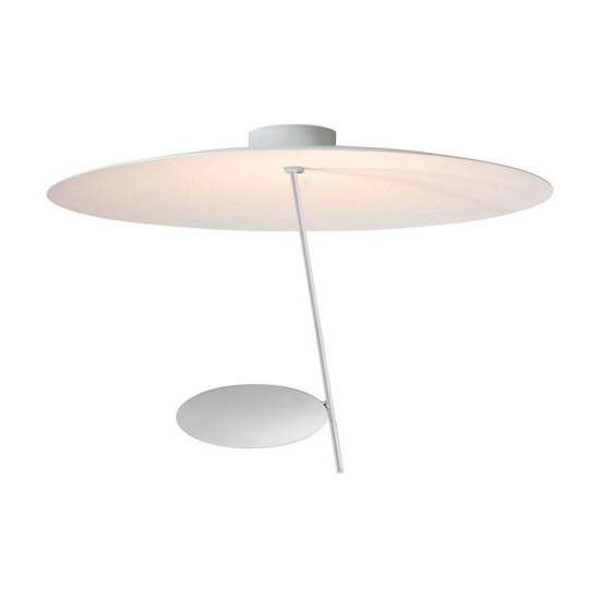 CATELLANI & SMITH lampe de plafond LEDERAM C150 (Blanc / tige blanche / disque blanc - Métal)