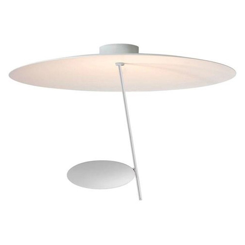 CATELLANI & SMITH lampe de plafond LEDERAM C180 (Blanc / tige blanche / disque blanc - Métal)