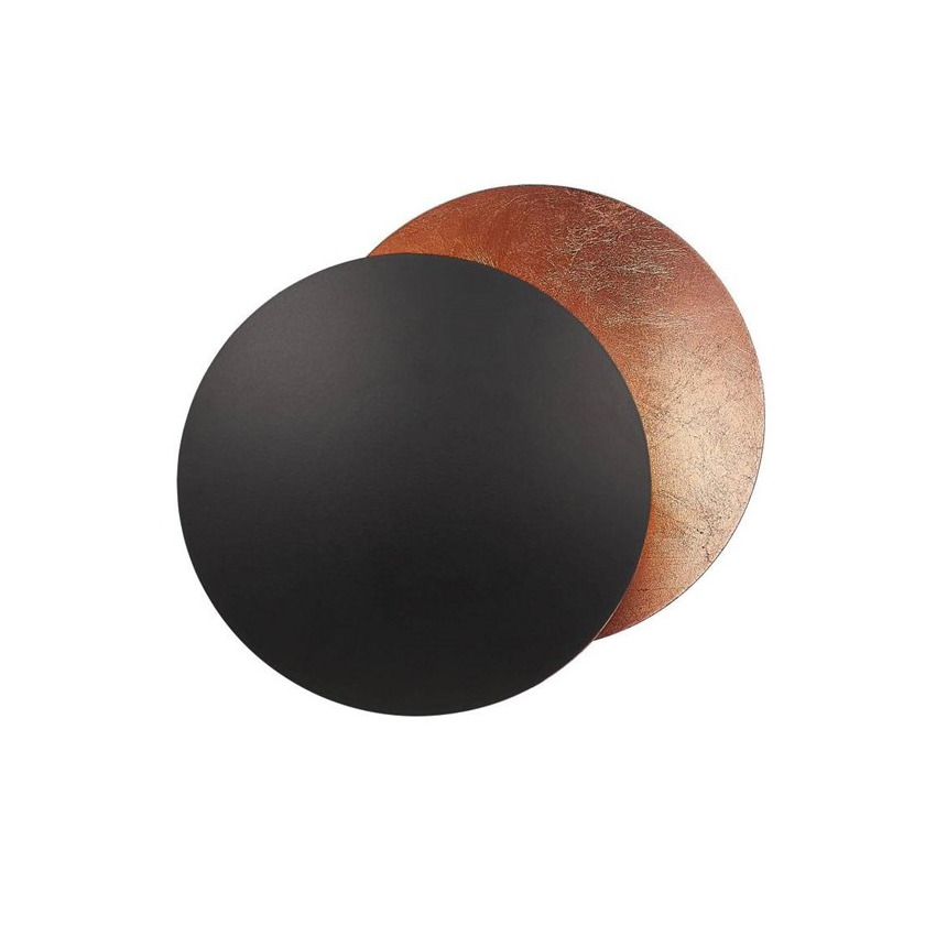 CATELLANI & SMITH lampe murale applique LEDERAM W 17 (Noir / Cuivre - Métal)