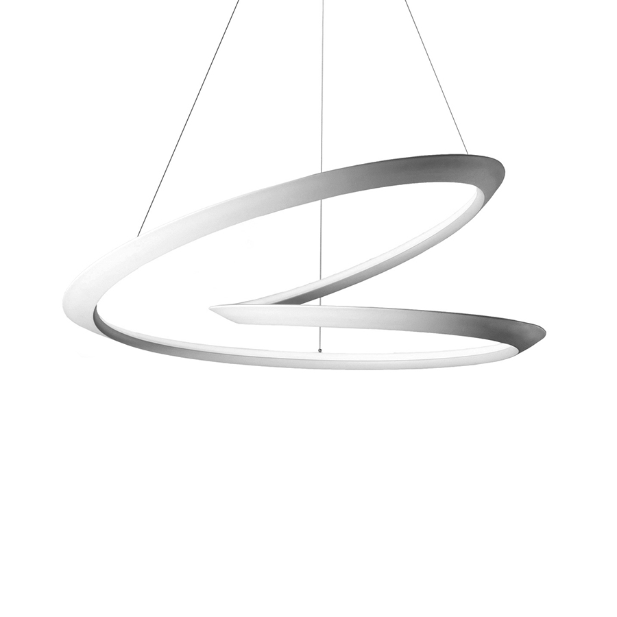 NEMO lampe à suspension KEPLER MINOR (Uplight / Blanc 2700K - Aluminium verni)