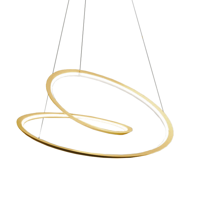 NEMO lampe à suspension KEPLER MINOR (Uplight / Or 3000K - Aluminium verni)