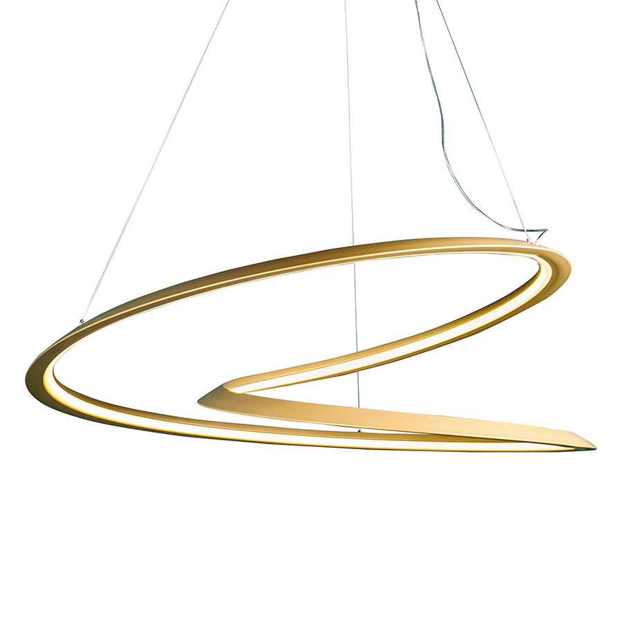 NEMO lampe à suspension KEPLER MINOR (Downlight / Or 2700K - Aluminium verni)