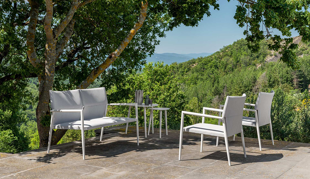 TALENTI set de 2 fauteuils d'extérieur ADAM Collection PiùTrentanove