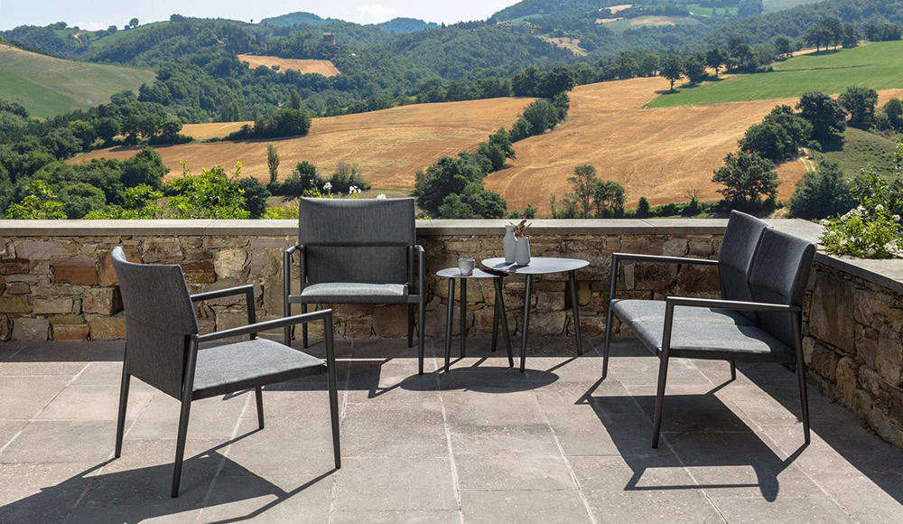 TALENTI set de 2 fauteuils d'extérieur ADAM Collection PiùTrentanove