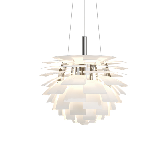 LOUIS POULSEN lampe à suspension PH ARTICHOKE Ø 48 cm (Blanc - Acier)