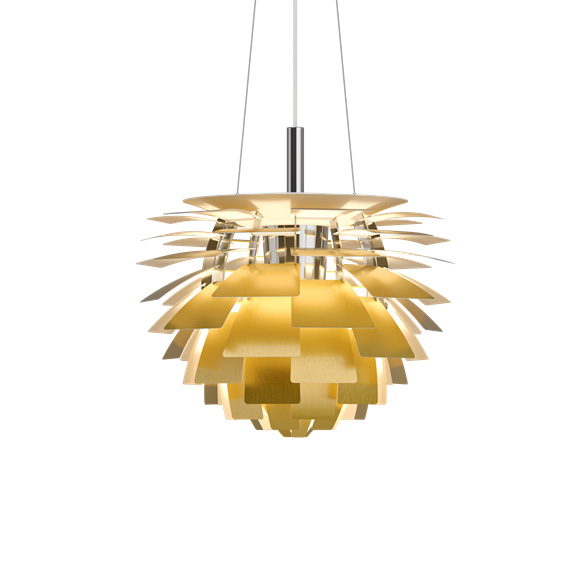 LOUIS POULSEN lampe à suspension PH ARTICHOKE Ø 48 cm (Laiton - Acier)