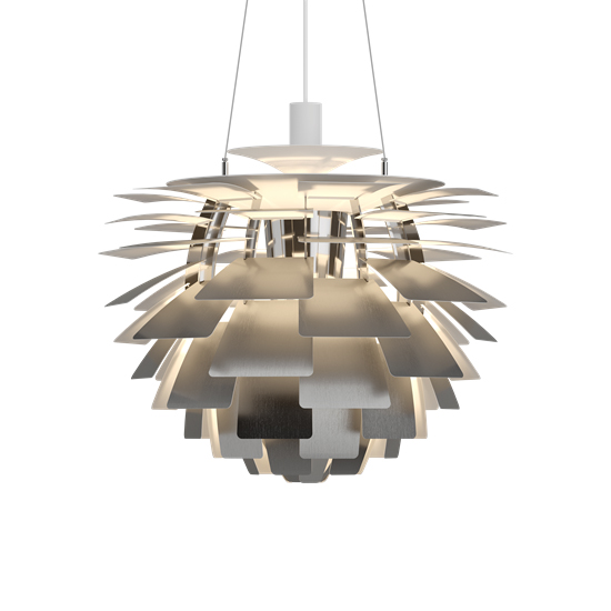 LOUIS POULSEN lampe à suspension PH ARTICHOKE Ø 60 cm (Inox - Acier)