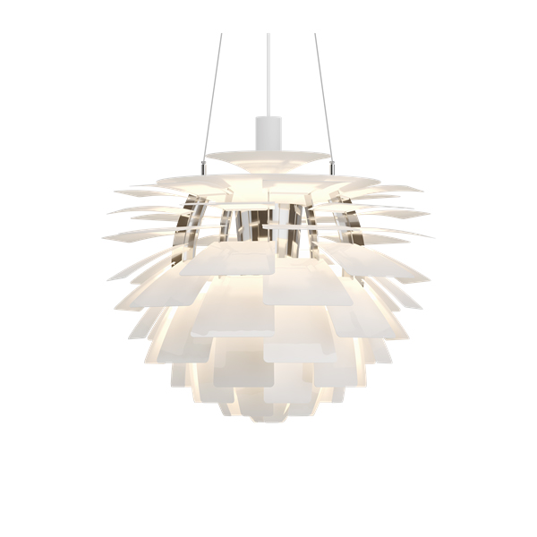 LOUIS POULSEN lampe à suspension PH ARTICHOKE Ø 60 cm (Blanc - Acier)