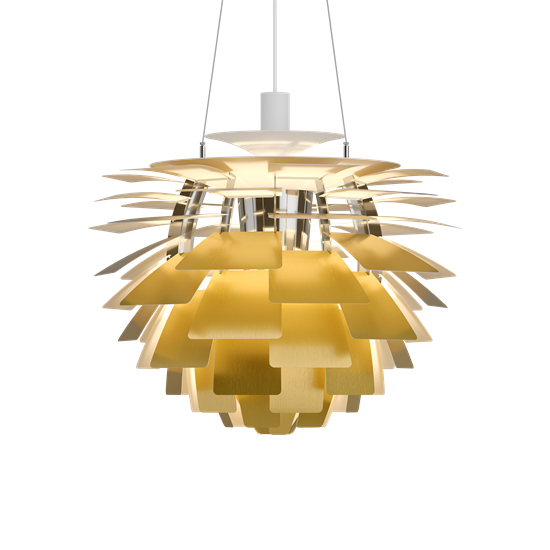 LOUIS POULSEN lampe à suspension PH ARTICHOKE Ø 60 cm (Laiton - Acier)