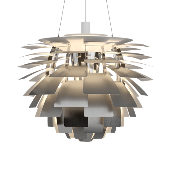 LOUIS POULSEN lampe à suspension PH ARTICHOKE Ø 72 cm (Inox - Acier)