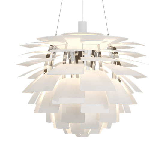LOUIS POULSEN lampe à suspension PH ARTICHOKE Ø 72 cm (Blanc - Acier)