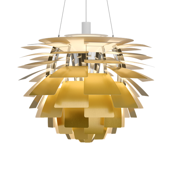 LOUIS POULSEN lampe à suspension PH ARTICHOKE Ø 72 cm (Laiton - Acier)