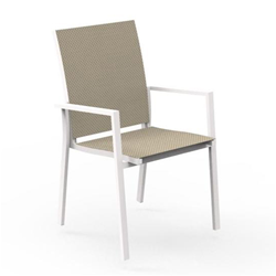 TALENTI set of 4 outdoor chairs with arms MAIORCA PiùTrentanove Collection