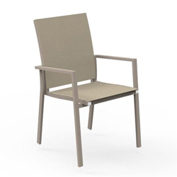 TALENTI set of 4 outdoor chairs with arms MAIORCA PiùTrentanove Collection