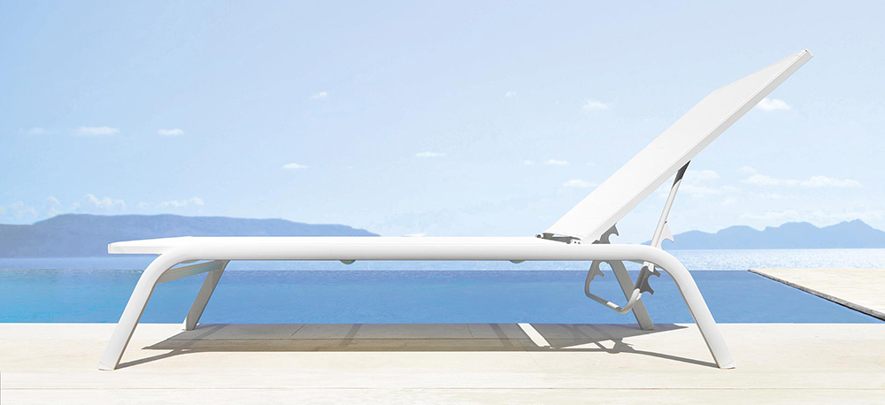 TALENTI outdoor sunbed STEP PiùTrentanove Collection