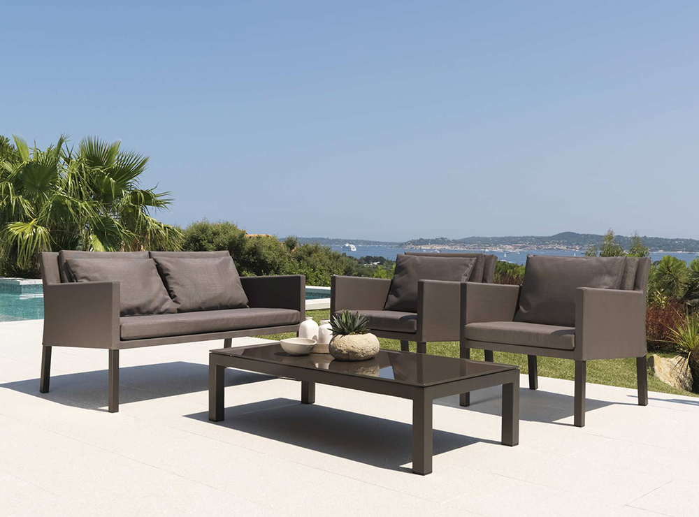 TALENTI set of 2 outdoor armchairs STEP PiùTrentanove Collection