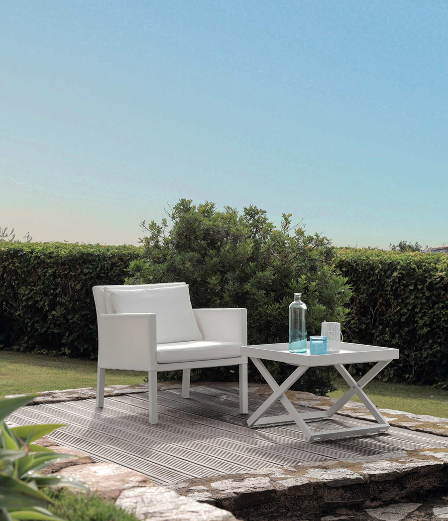 TALENTI set of 2 outdoor armchairs STEP PiùTrentanove Collection